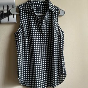 Ann Taylor Gingham Top